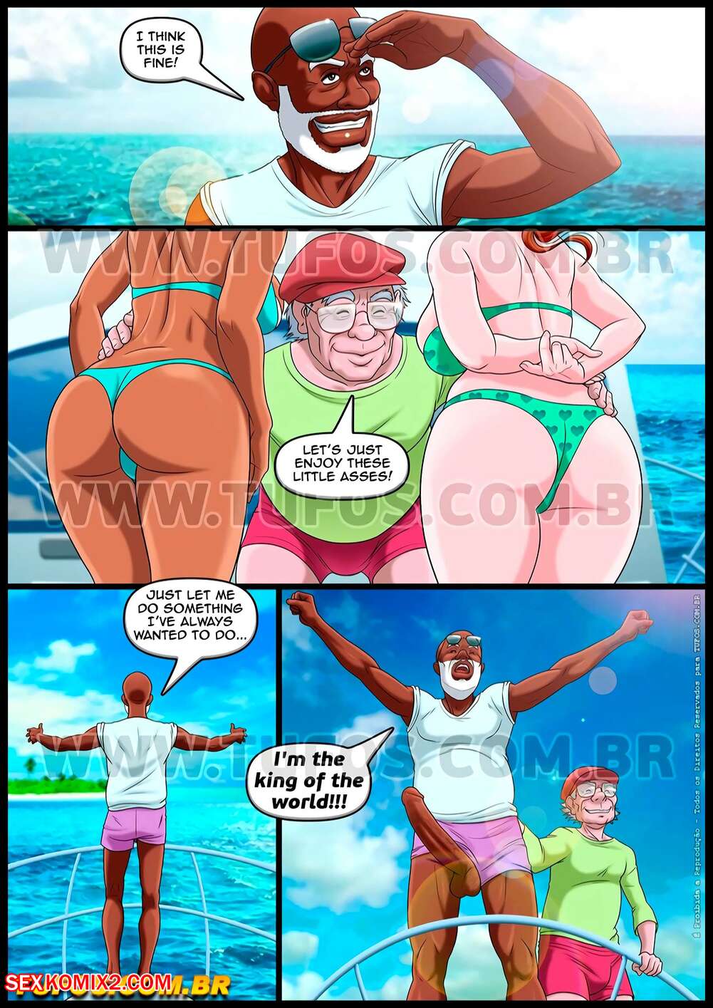 Порно Комикс Удалые Старички Часть 6
