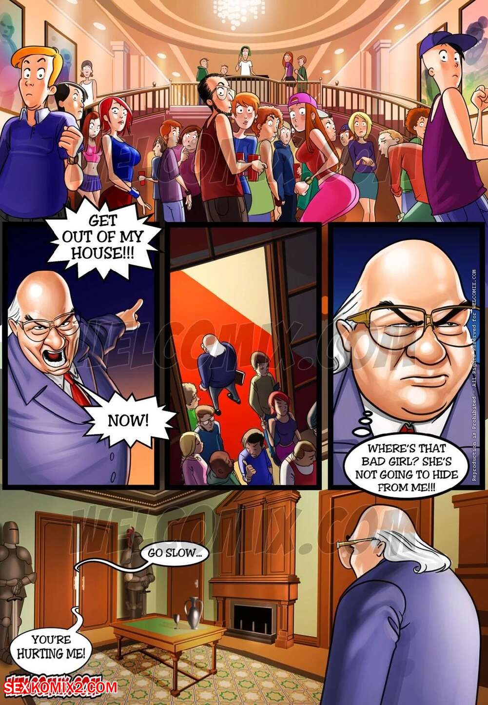 Порно Комиксы Семейка Богатеев 3