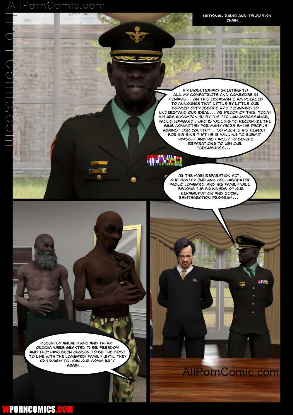 Porn Comic 3D Black Take