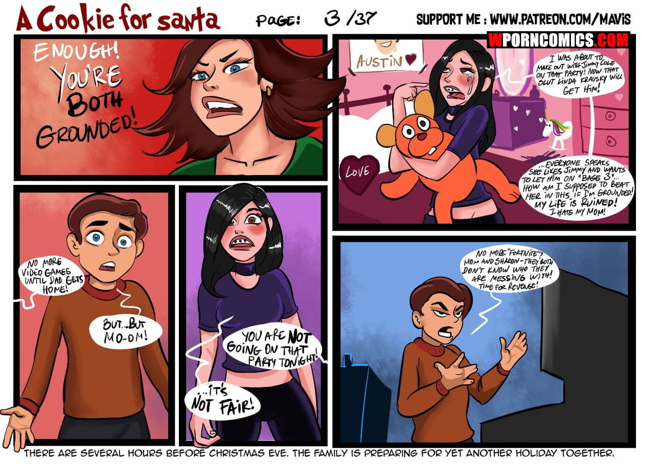 Sarta Sex - âœ…ï¸ Porn comic A Cookie For Santa â€“ sex comic Christmas ...