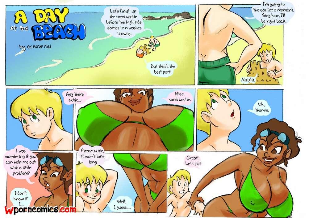 ✅️ Porn comic A Day At The Beach. Chapter 1. Glassfish. Sex ...