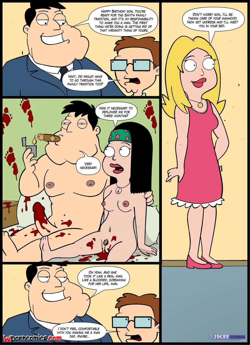 American Dad Sex Comic - âœ…ï¸ Porn comic Americock Dad. Chapter 1. American Dad.. JKRComix. Sex comic  a man fucked | Porn comics in English for adults only | sexkomix2.com