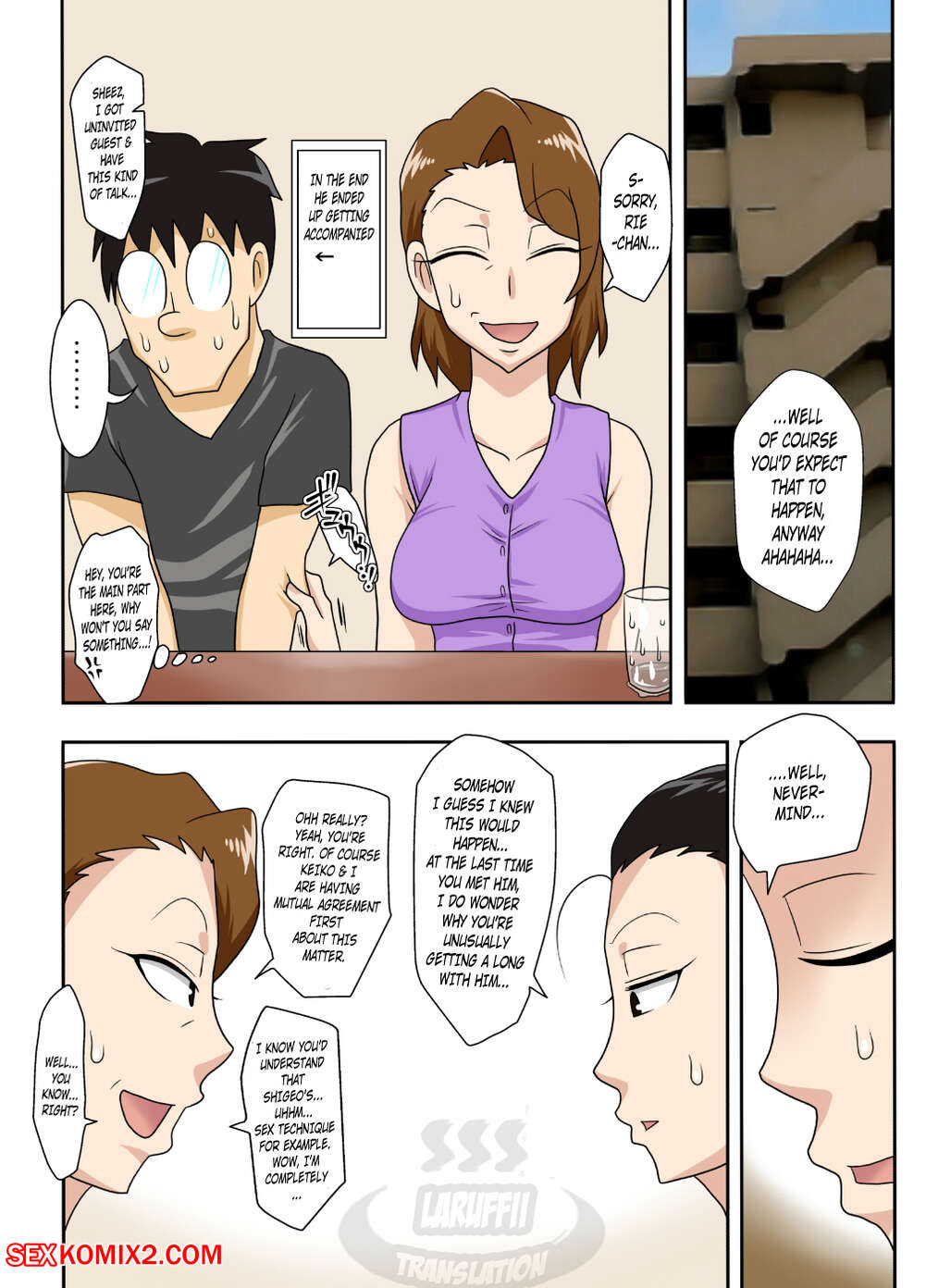 😈 Porn comic Best Family Threesome Sex With Mom and Aunt Erotic comic to  have some 😈 | Porn comics hentai adult only 