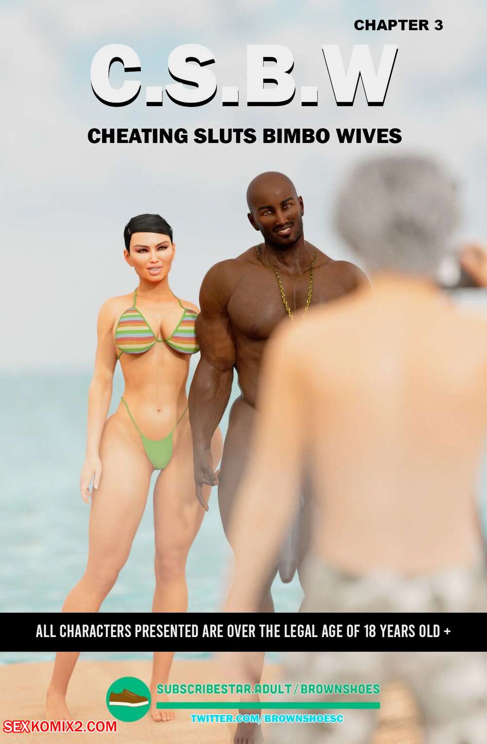 Adult Sluts - âœ…ï¸ Porn comic Cheating Sluts Bimbo Wifes. Chapter 3. Brown Shoes. Sex comic  black guy offered | Porn comics in English for adults only | sexkomix2.com