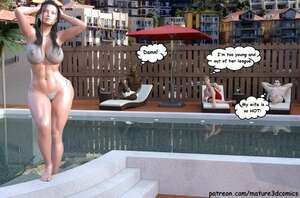 ✅️ Porn comic Cuckold Pool Party. Mature3DComics. Sex comic girl ...