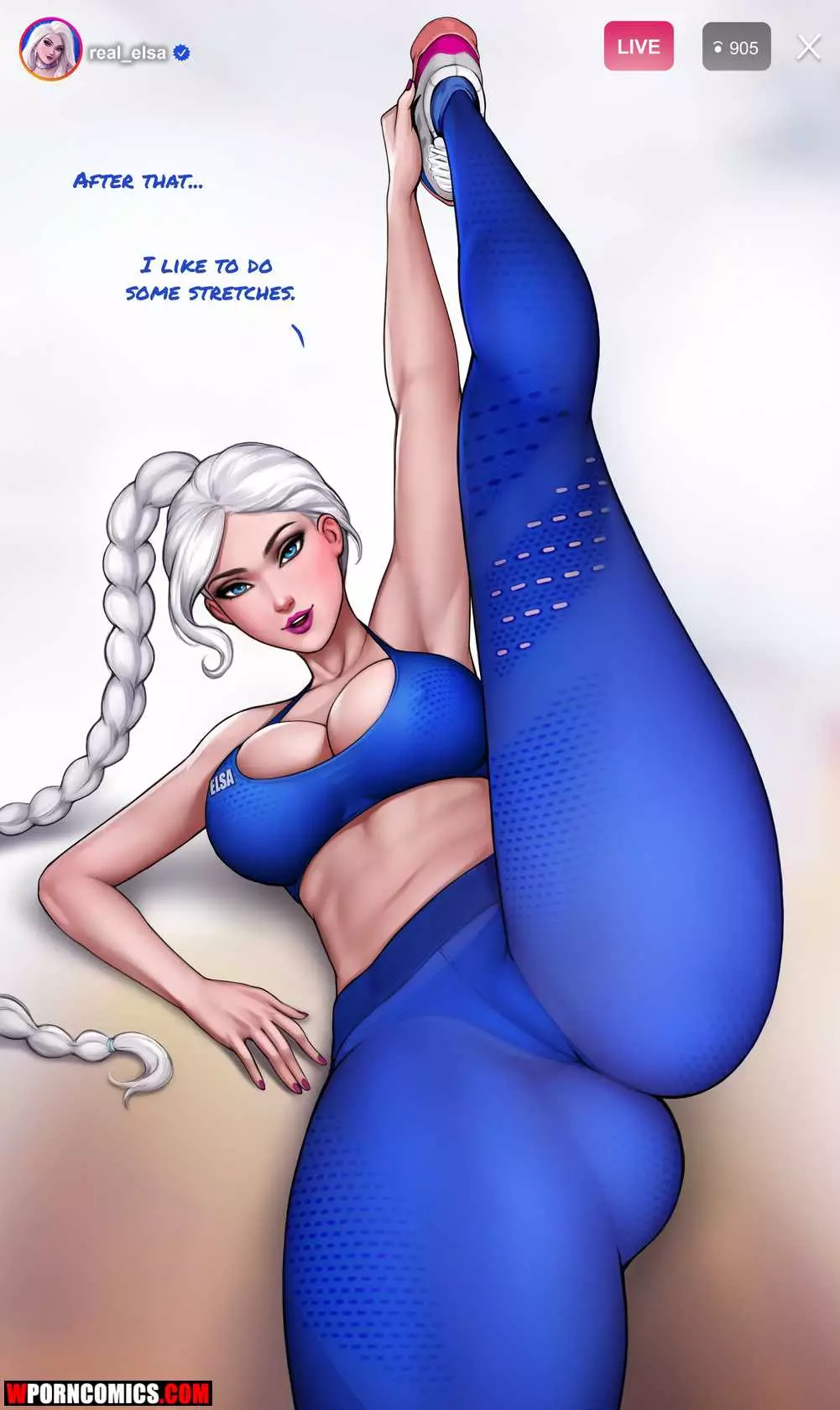 Porn Cartoon Elsa