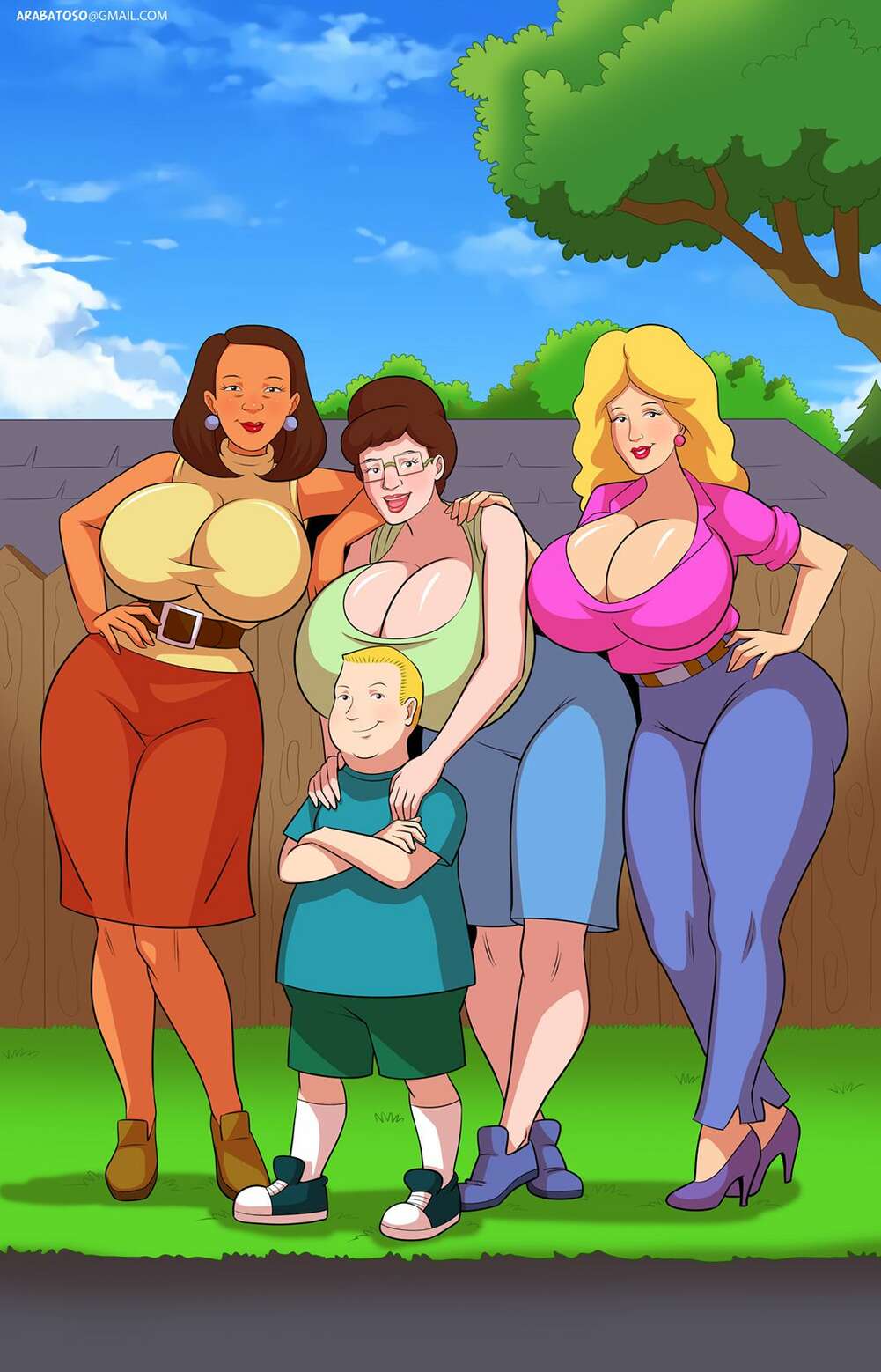 Cartoon Tits - âœ…ï¸ Porn comic King Of The Hill. Sex comic got his mother | Porn comics in  English for adults only | sexkomix2.com