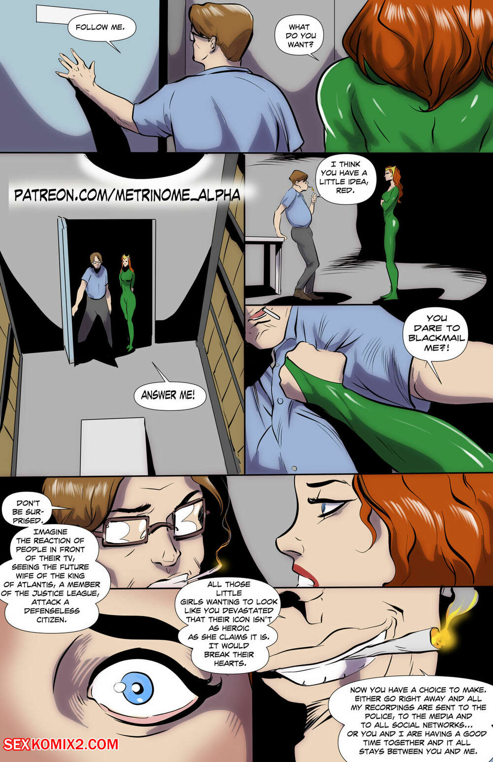 Blackmail Sex Porn Cartoons - âœ…ï¸ Porn comic Mera Gets Blackmailed. Metrinome Sex comic redhead beauty  Mera | Porn comics in English for adults only | sexkomix2.com