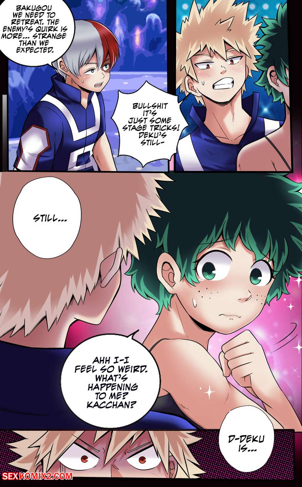 Moe Anime Porn - âœ…ï¸ Porn comic My Hero Academia. Moe Moe Kyu Sex comic guys met each | Porn  comics in English for adults only | sexkomix2.com