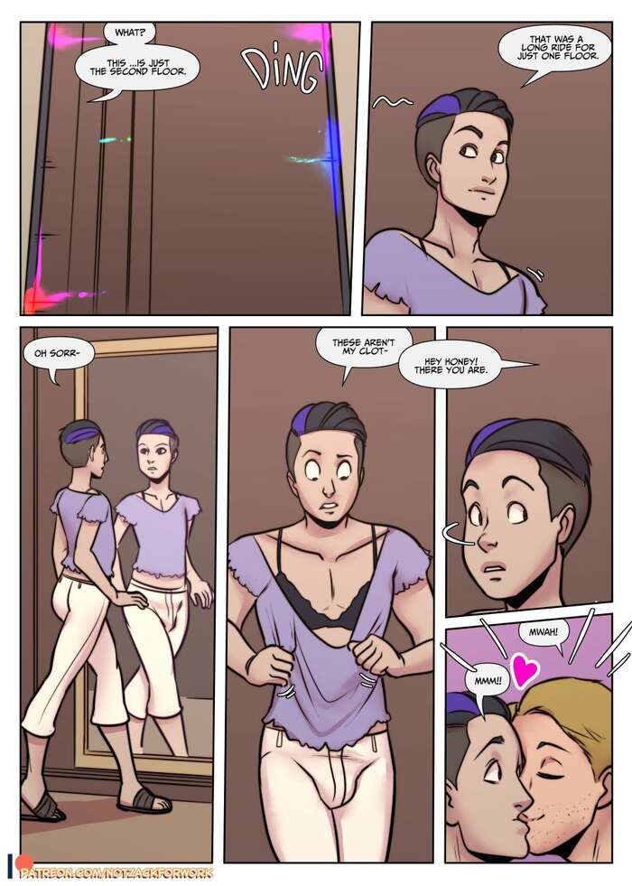 Porn In The Elevator Comic
