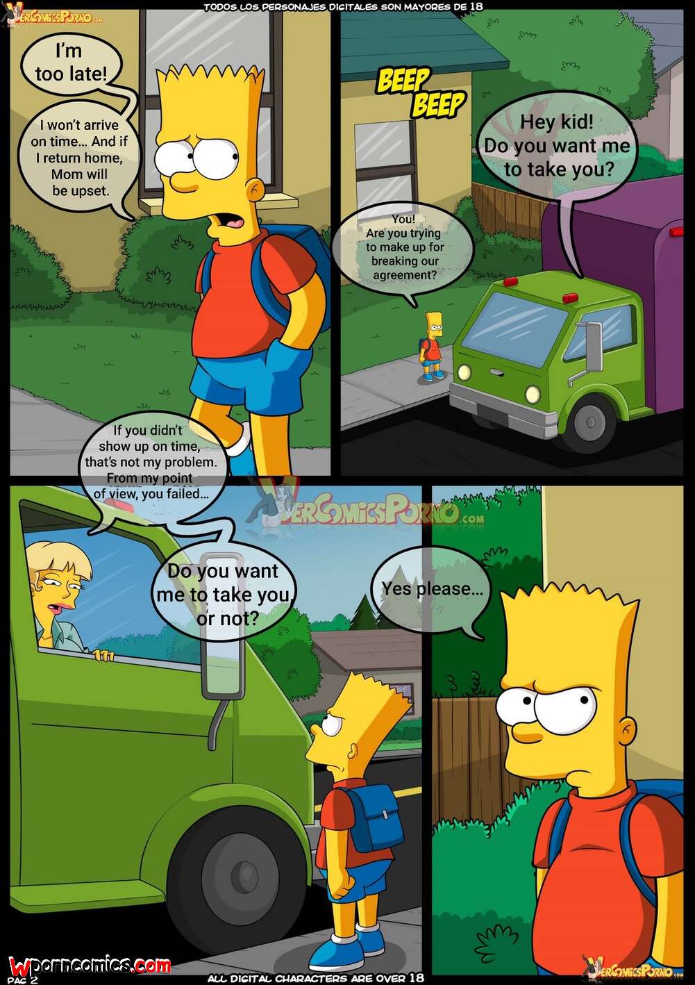Cartoon comics simpsons porn The Simpsons