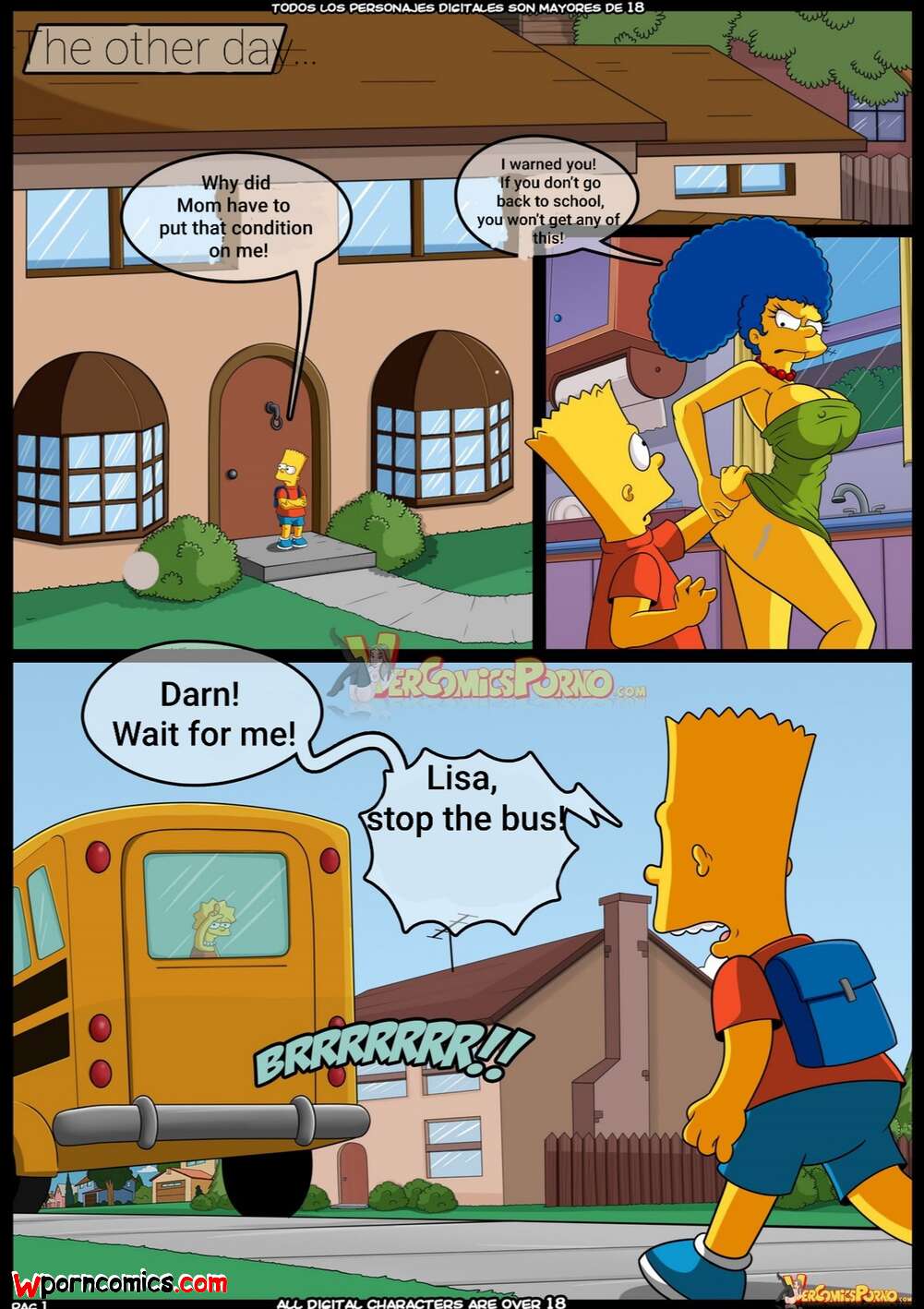 Simpson nackt comic