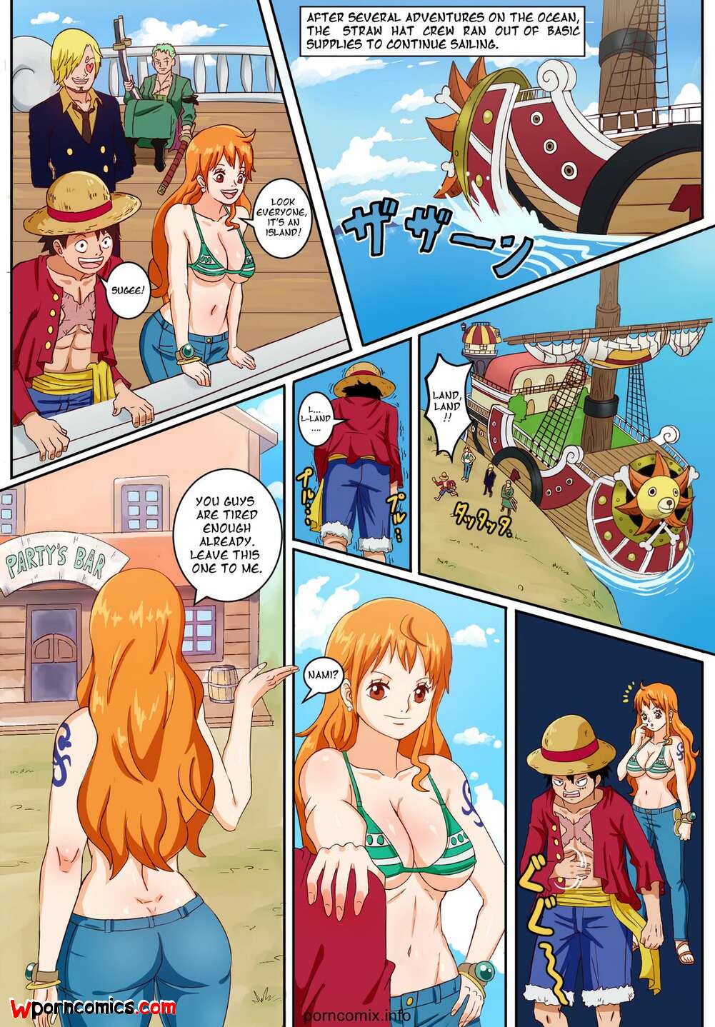 Porno one comic piece One Piece