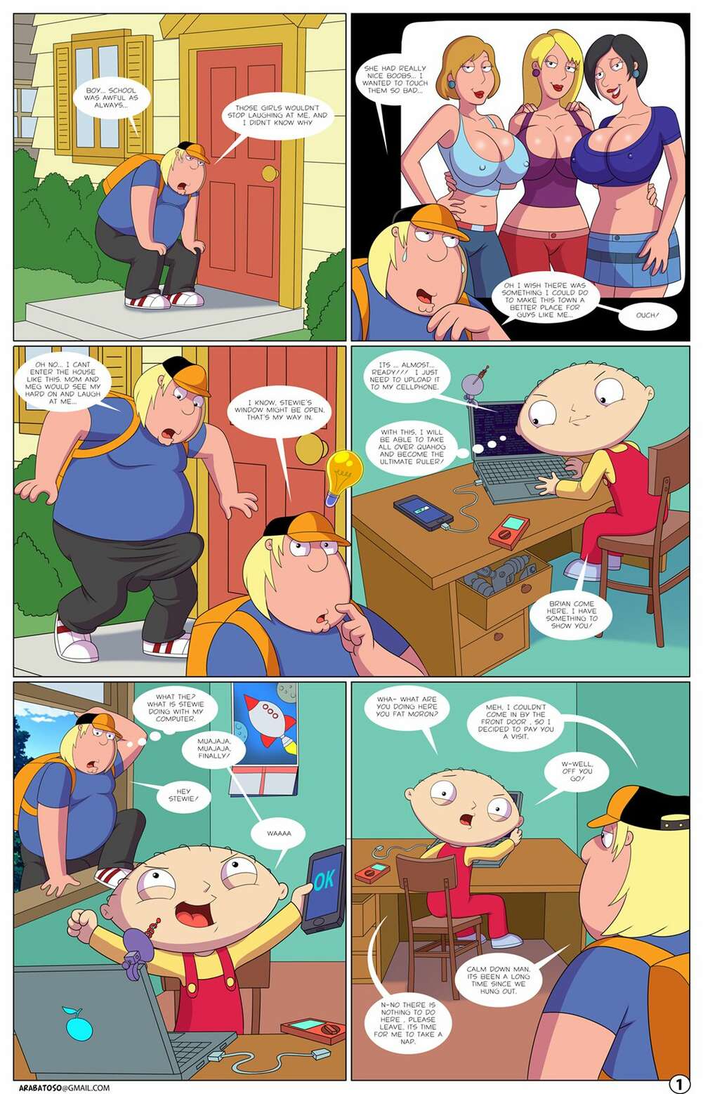 Family guy xxx comic