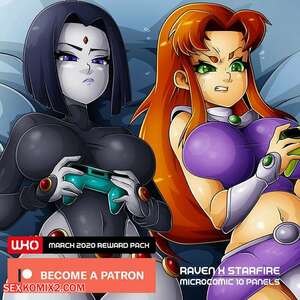 ✅️ Porn comic Raven X Starfire. Witchking00 Sex comic hot busty ...
