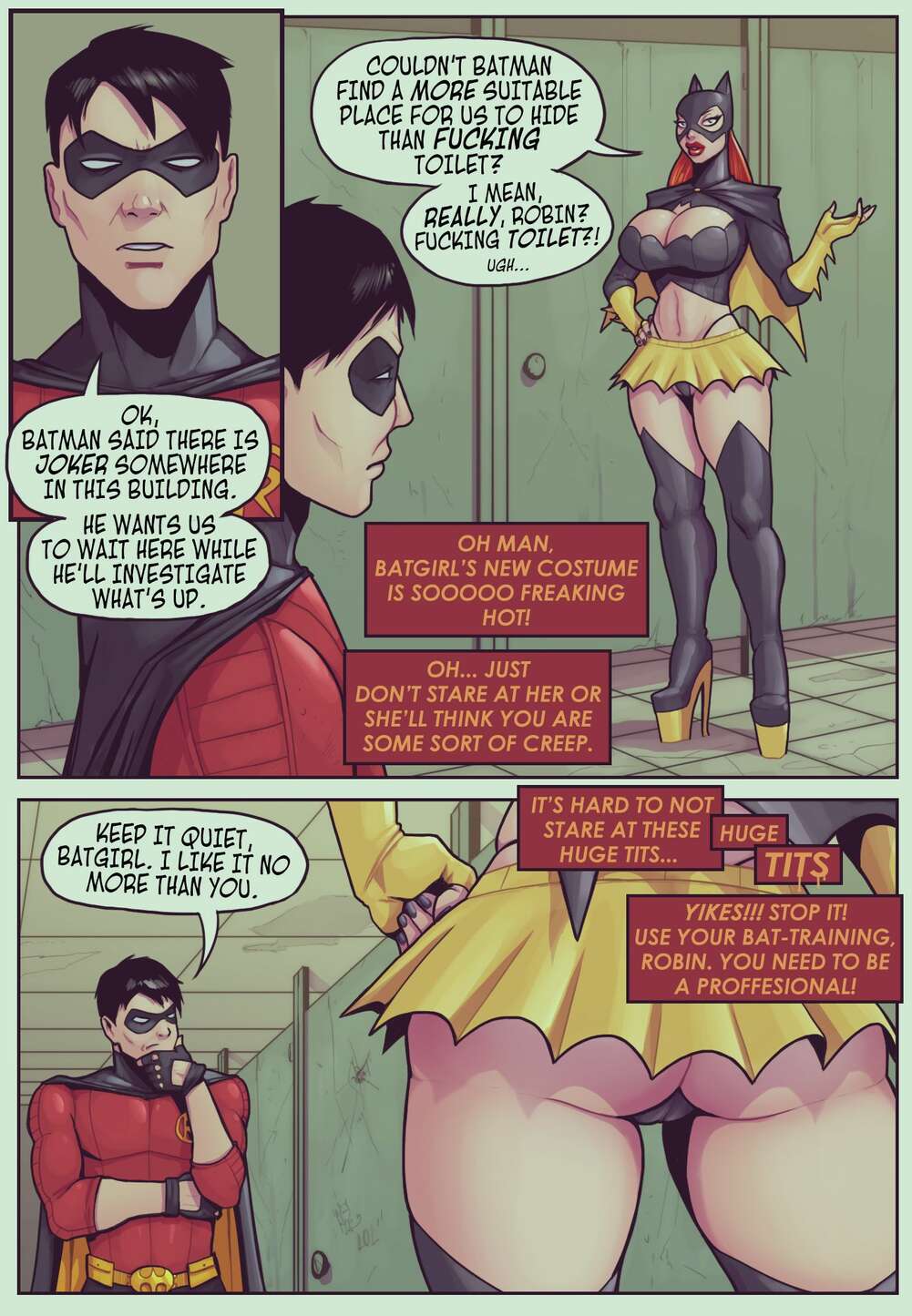 Batman Batgirl And Robin Porn