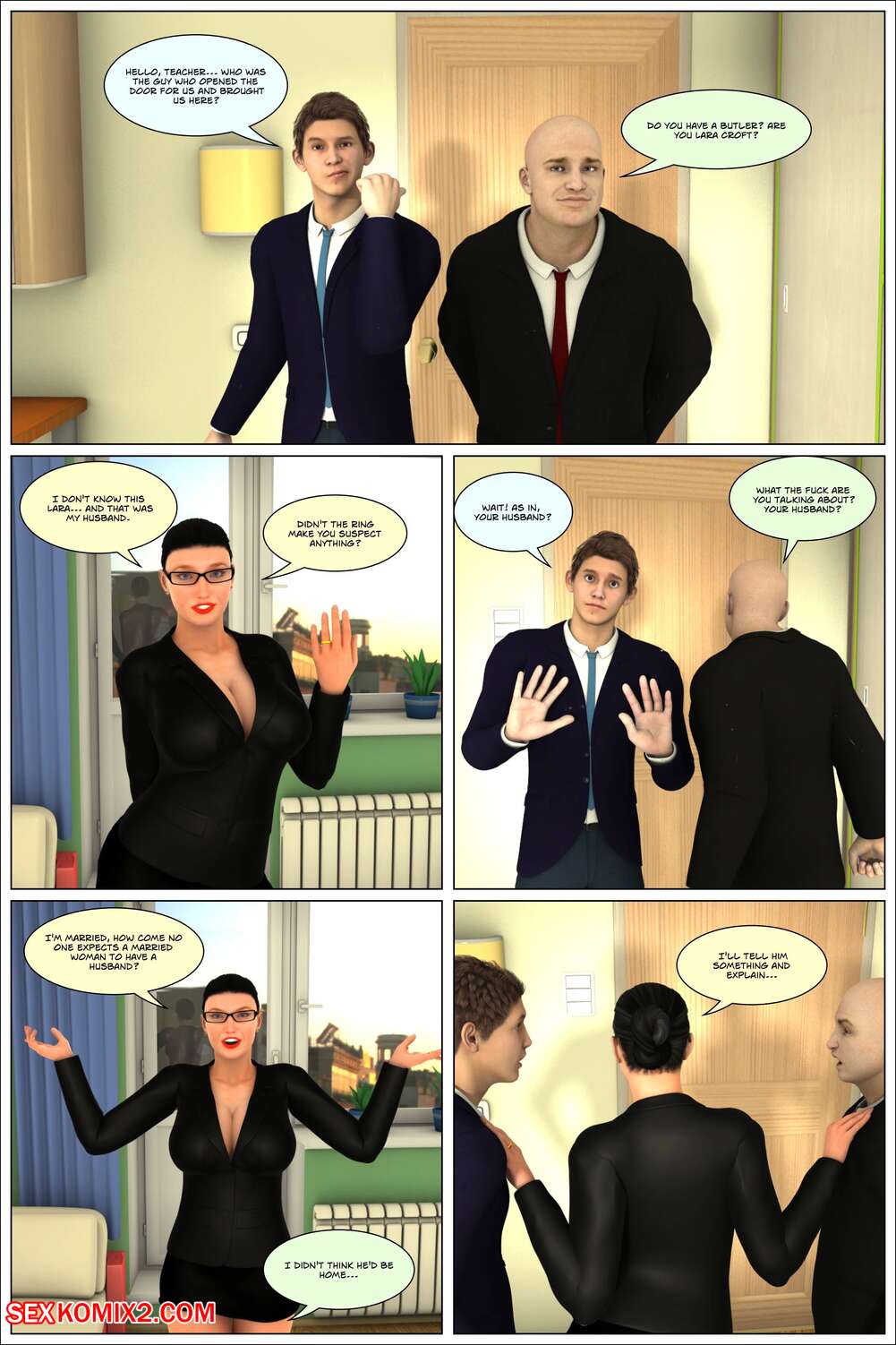 ✅️ Porn comic Samantha. Home Visit. Chapter 8. Giginho