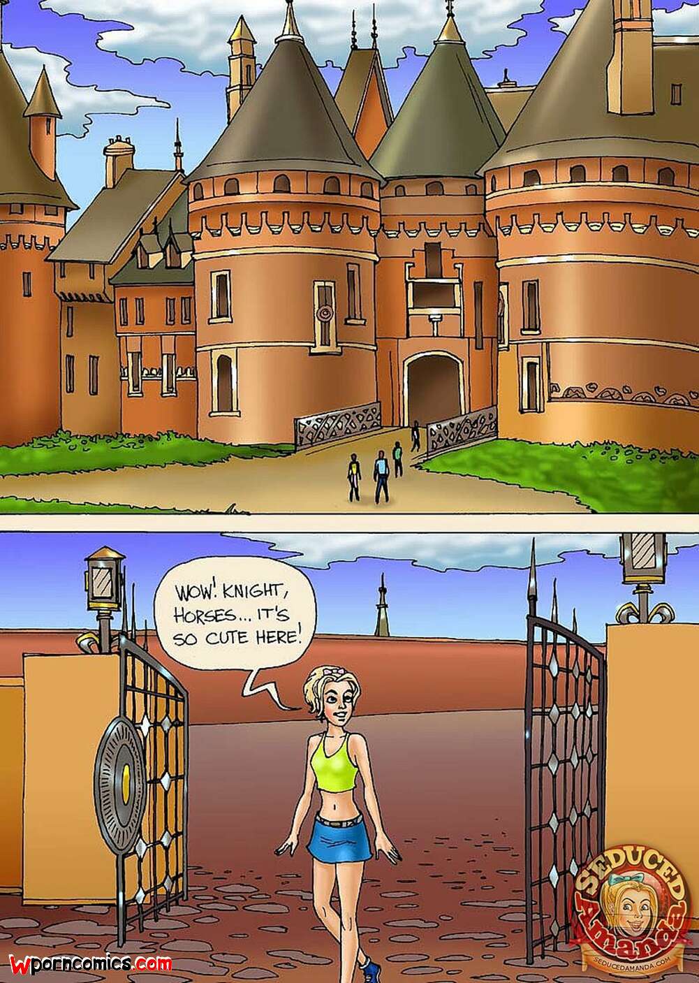 Castle Cartoon Sex - âœ…ï¸ Porn comic Seduced Amanda. Seduced Amanda. A Candlelit Dinner Sex comic  blonde beauty was | Porn comics in English for adults only | sexkomix2.com