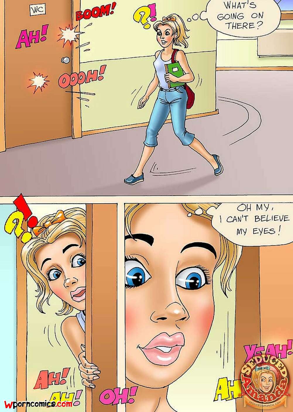 College Cartoon Porn Comics - âœ…ï¸ Porn comic Seduced Amanda. Seduced Amanda. College Punishment Sex comic  blonde bitch burned | Porn comics in English for adults only | sexkomix2.com