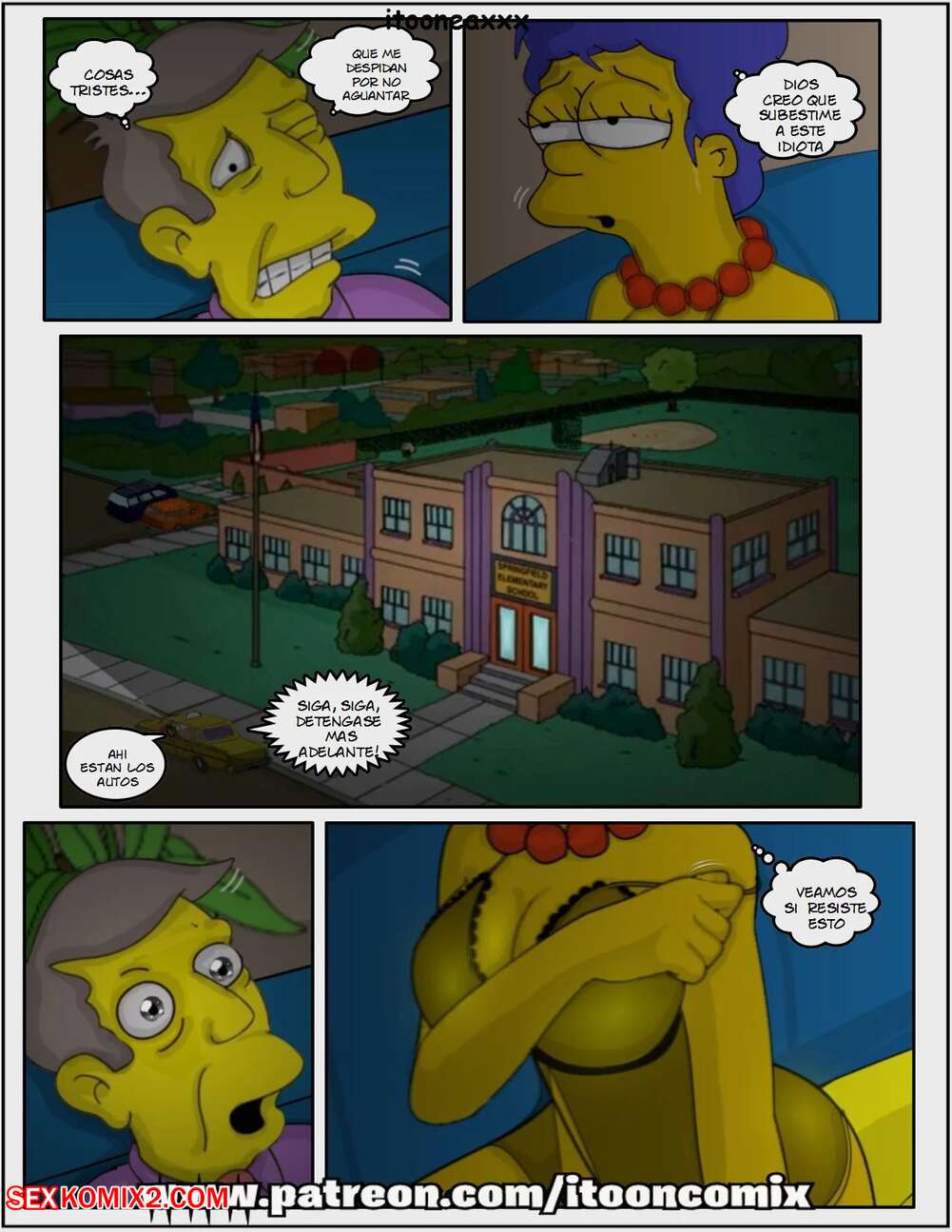 Simpson porn Daqing les in Bart and