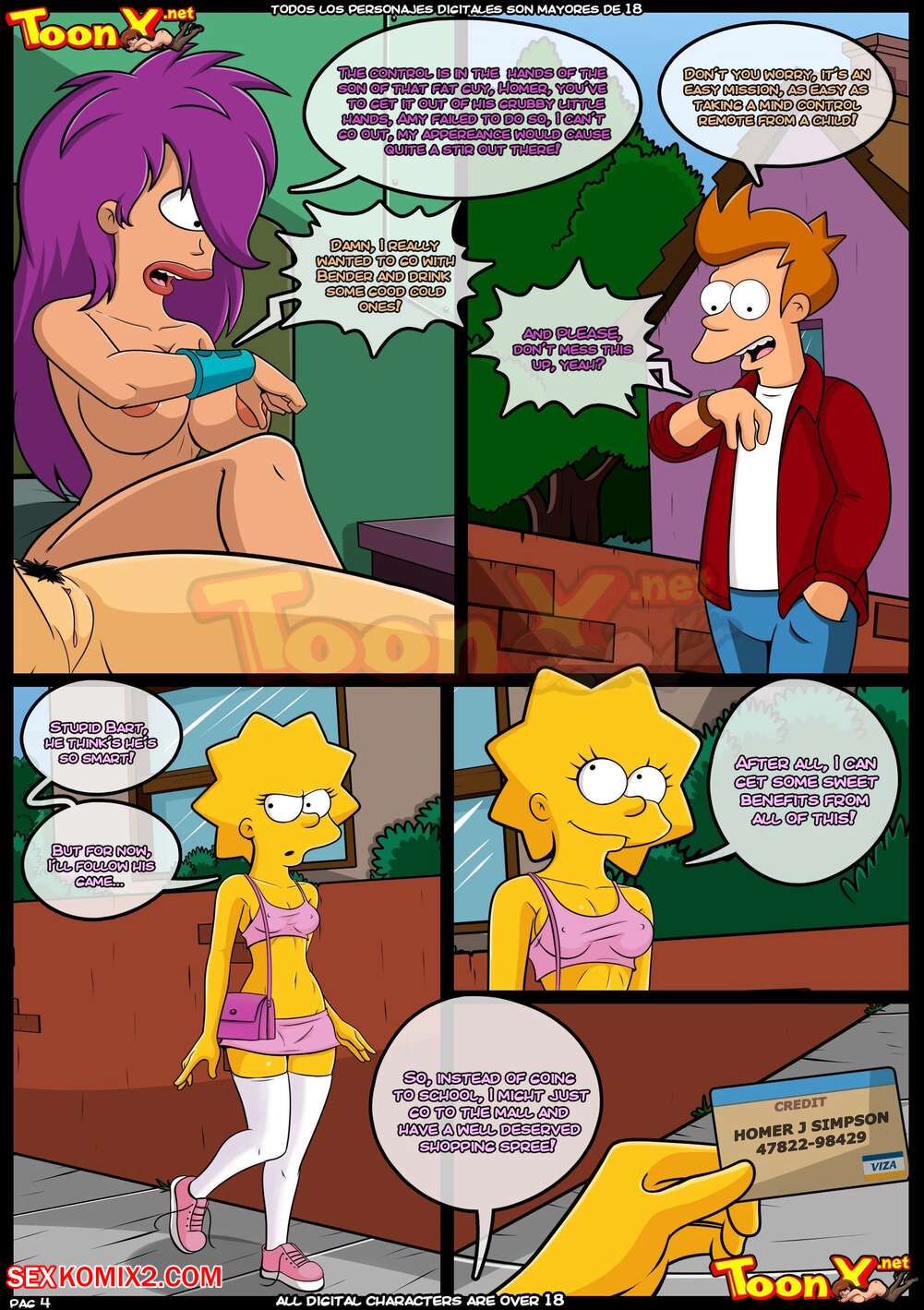Futrama Porn - âœ…ï¸ Porn comic SimpsoRama. Chapter 3. The Simpsons , Futurama. Croc. Sex  comic beauty woke up | Porn comics in English for adults only |  sexkomix2.com