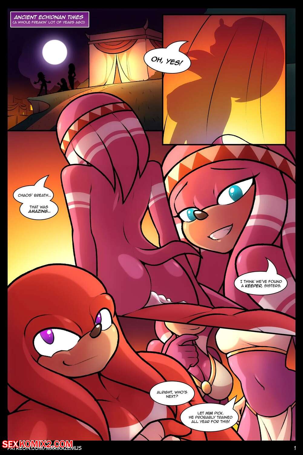 âœ…ï¸ Porn comic Sonic Boom Echidna Nights. MarikAzemus Sex comic hot babes  fell | Porn comics in English for adults only | sexkomix2.com