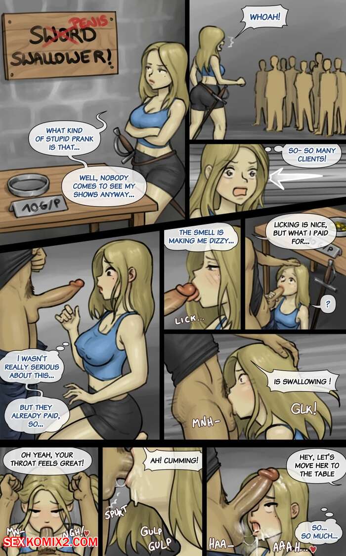 2 Broke Girls Porn Comics - âœ…ï¸ Porn comic Sword Swallower. MadAbalone Sex comic busty beauty blonde | Porn  comics in English for adults only | sexkomix2.com