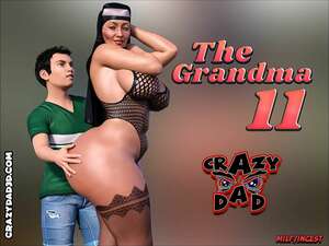 ✅️ Porn comic The Grandma. Part 11. Sex comic received sperm on ...