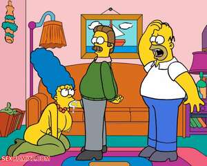 ✅️ Porn comic The Simpsons Sets. Flanders Invasion. Akabur. Sex ...