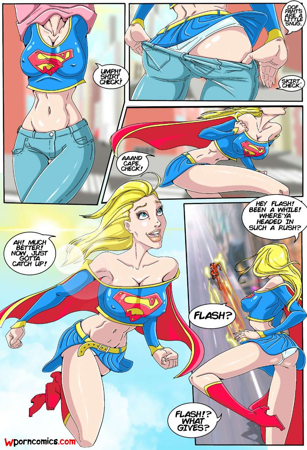 Cartoon Supergirl Nude - âœ…ï¸ Porn comic True Injustice Supergirl 2. Genex Sex comic Flash has been | Porn  comics in English for adults only | sexkomix2.com