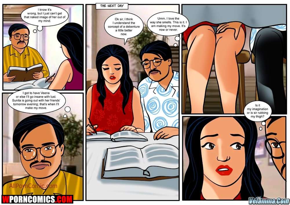 ✅️ Porn comic Veena. To Sir With Love. Part 1. Sex comic man spied on ✅️ |  Velamma | Porn comics hentai adult only 